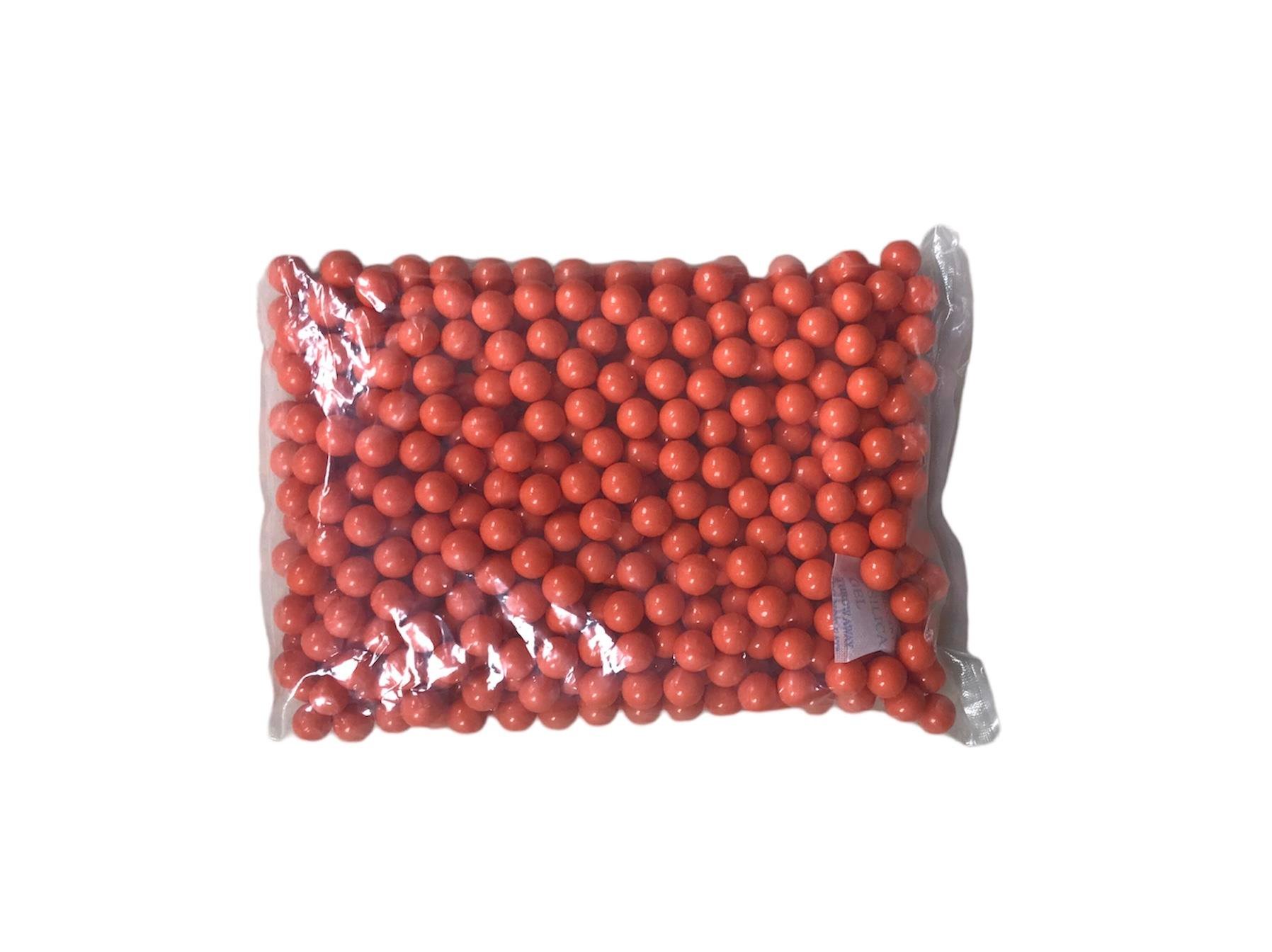 2000 Adet Turuncu Turnuva Tipi Paintball Boya Topu PEG içerikli 0,68 CAL