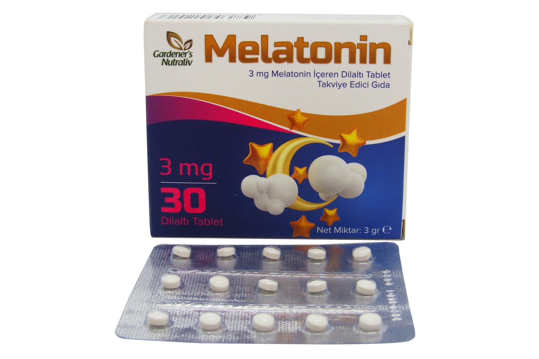 Gardaner's Nutraliv 30 Tablet Dil Altı Melatonin