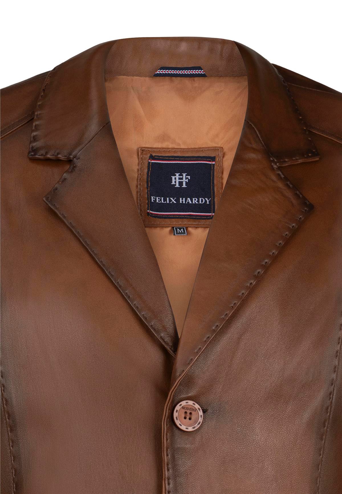 Düğmeli Deri Blazer CeketFelix HardyFHMLJT2004-2