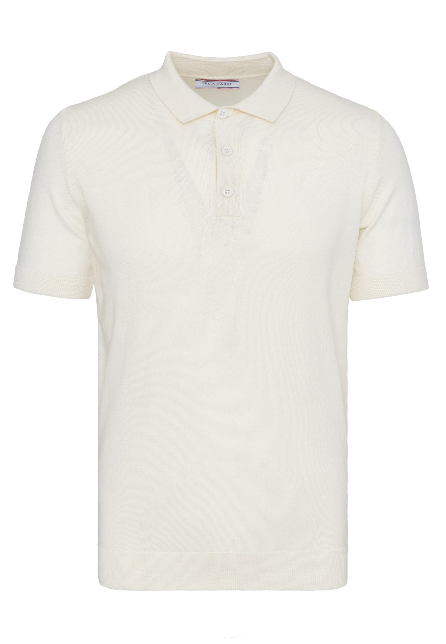 Erkek 2li Polo Yaka Triko Tişört-Bej-EkruFelix HardyFHMPLO883-6