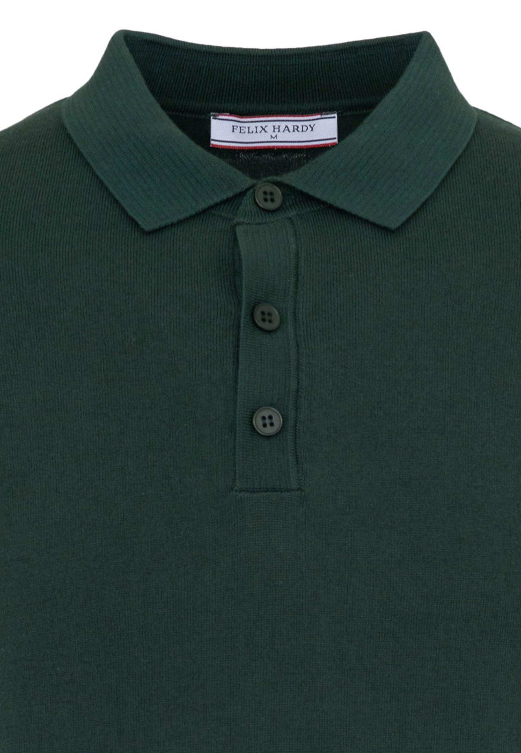 Erkek 2li Polo Yaka Triko Tişört-Koyu Yeşil-MaviFelix HardyFHMPLO883-8