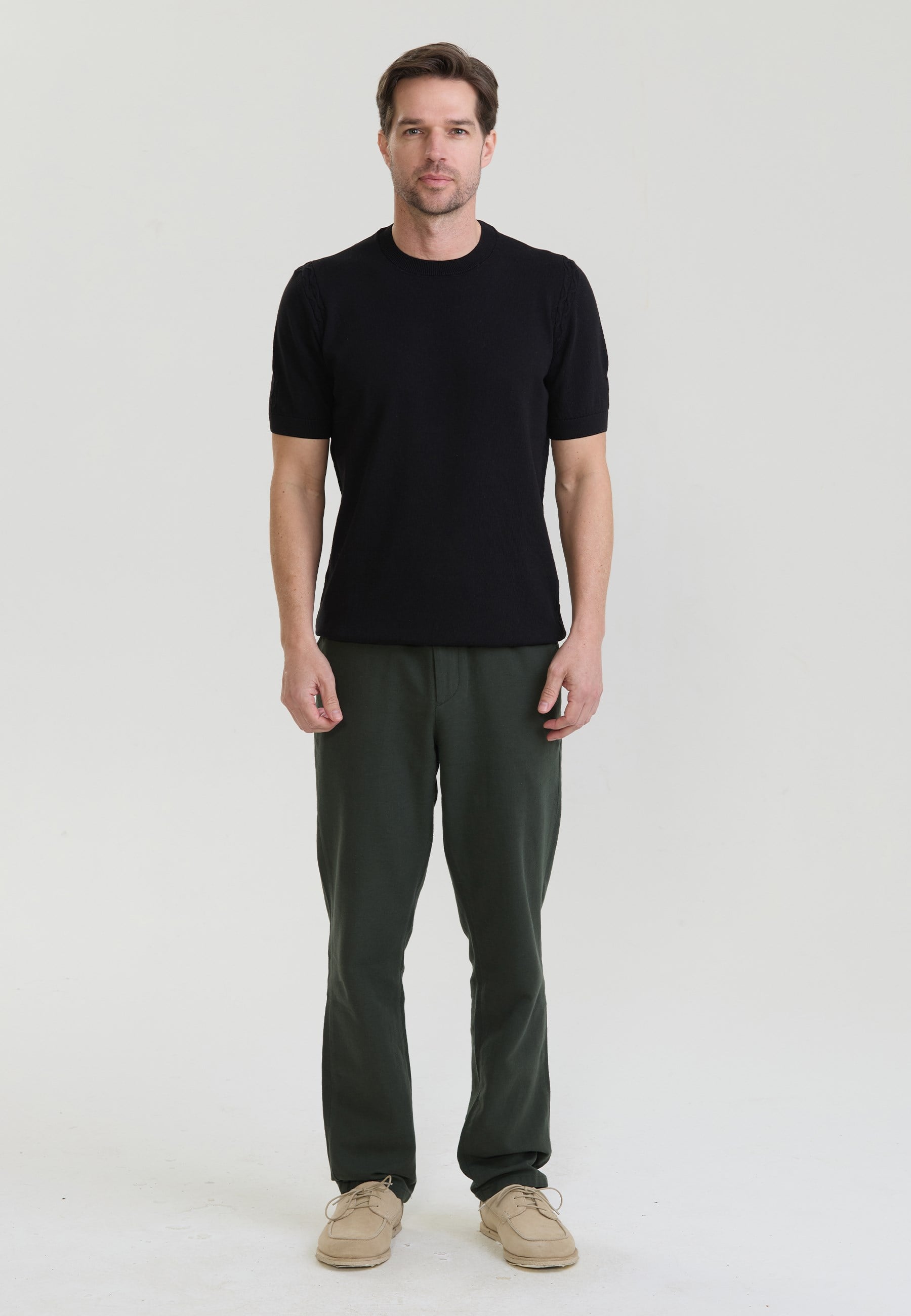 Erkek Basic Triko T-ShirtFelix HardyFHMPLO903-2