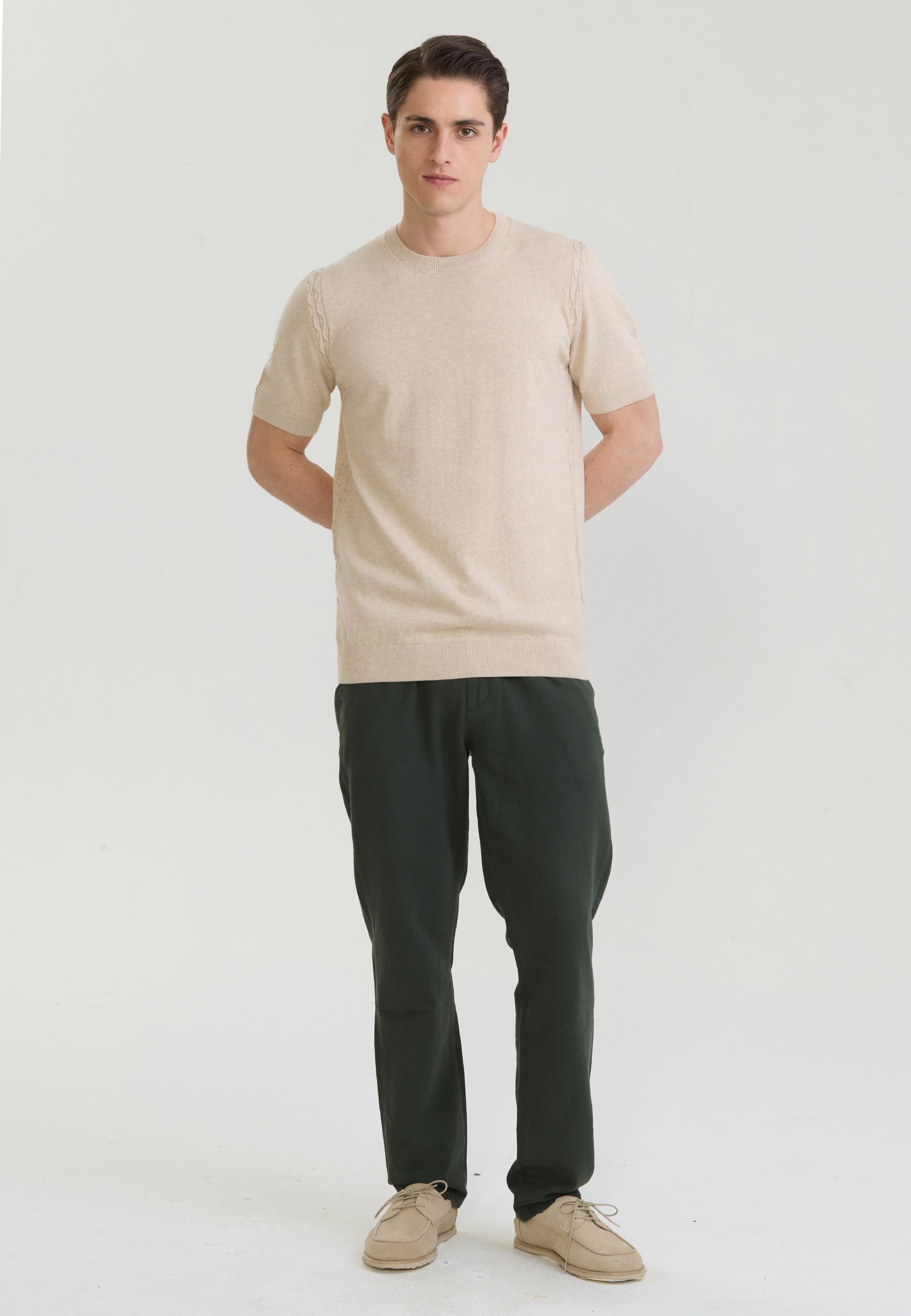 Erkek Basic Triko T-ShirtFelix HardyFHMPLO903-6