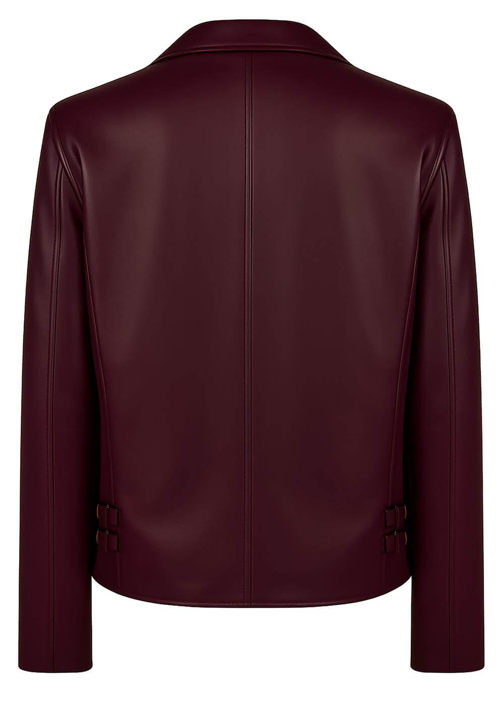 Erkek Bordo Deri Biker CeketFelix HardyFHMLJT028-3