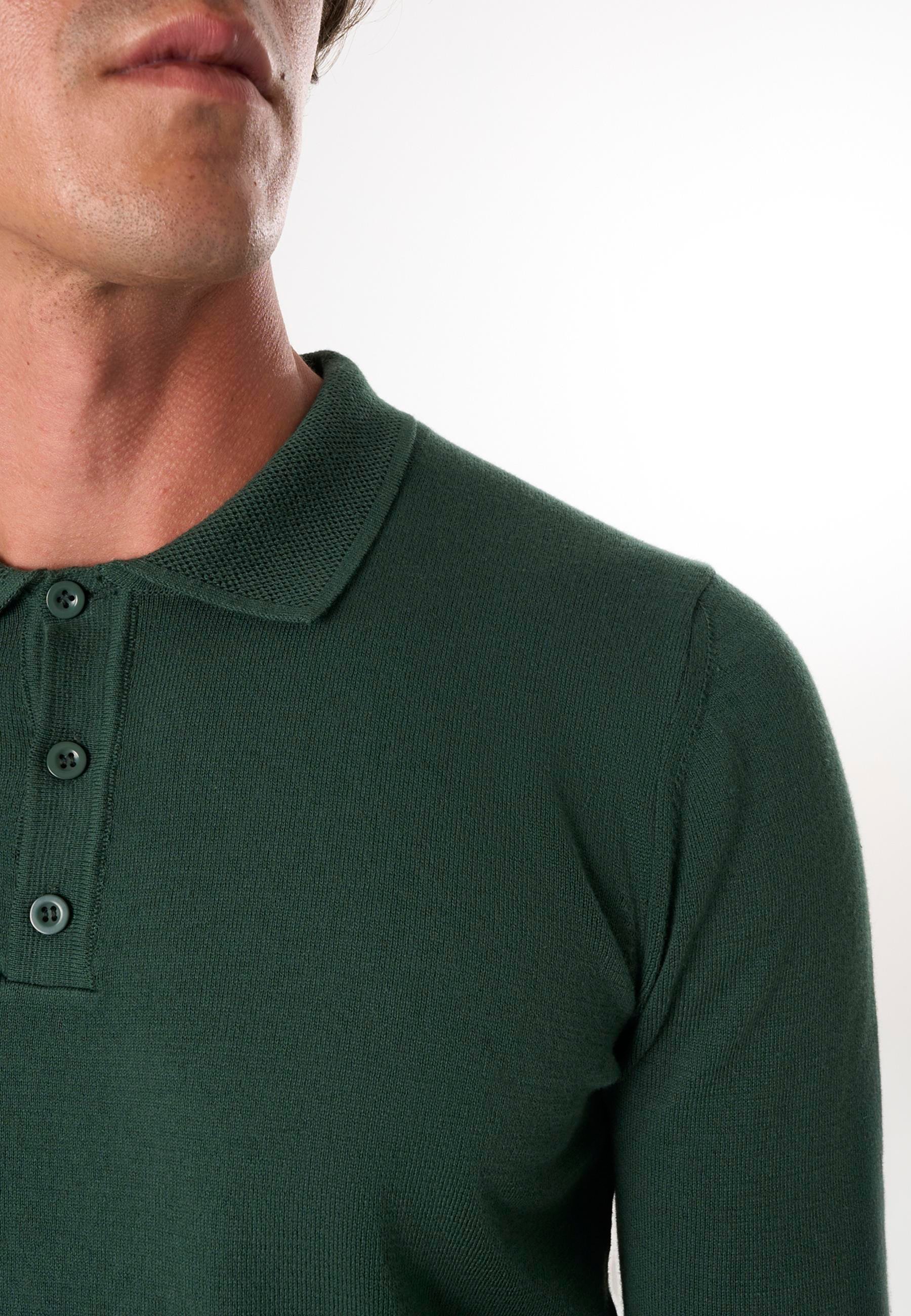 Erkek Polo Yaka Basic Kazak - Koyu YeşilFelix HardyFHMPLV820-11