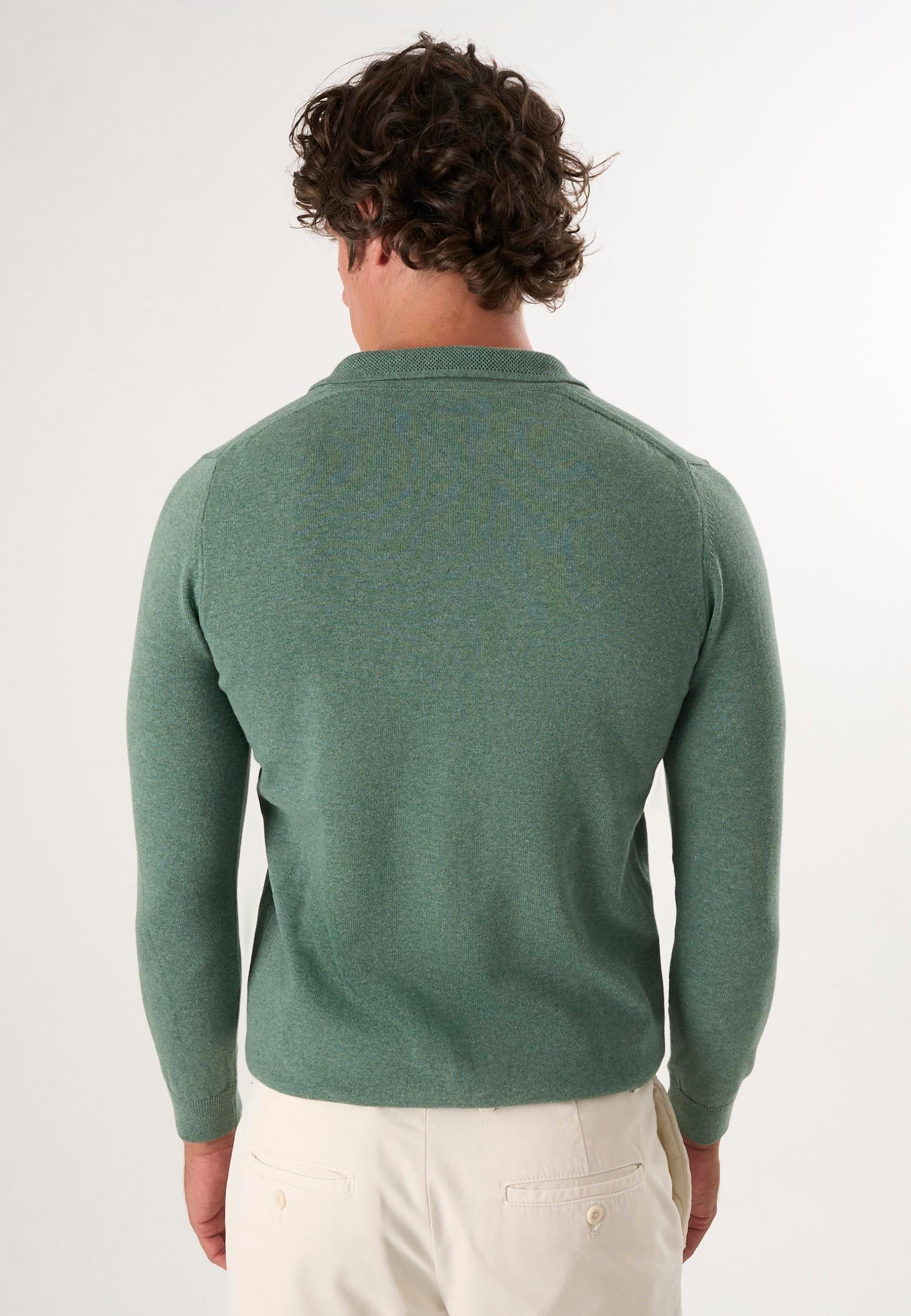 Erkek Polo Yaka Basic Kazak - YeşilFelix HardyFHMPLV820-6