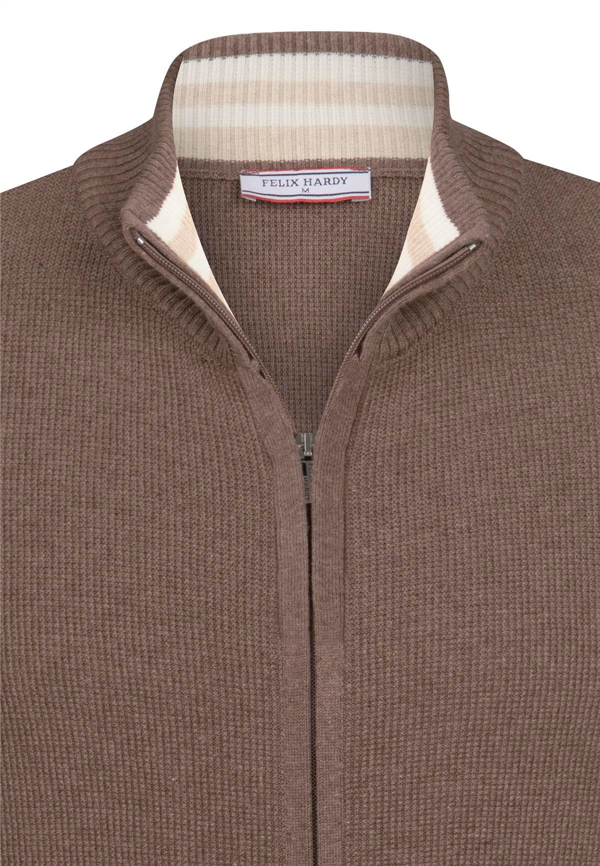 Erkek Tam Fermuarlı HırkaFelix HardyFHMCRD813-5