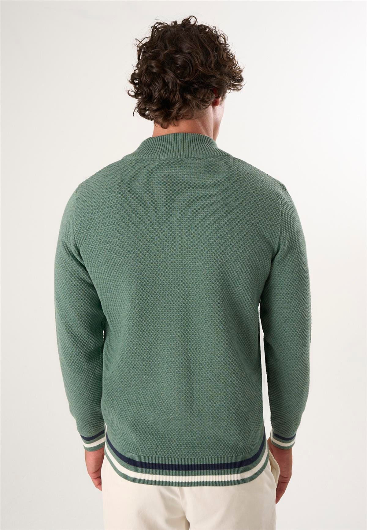 Erkek Tam Fermuarlı HırkaFelix HardyFHMCRD822-5