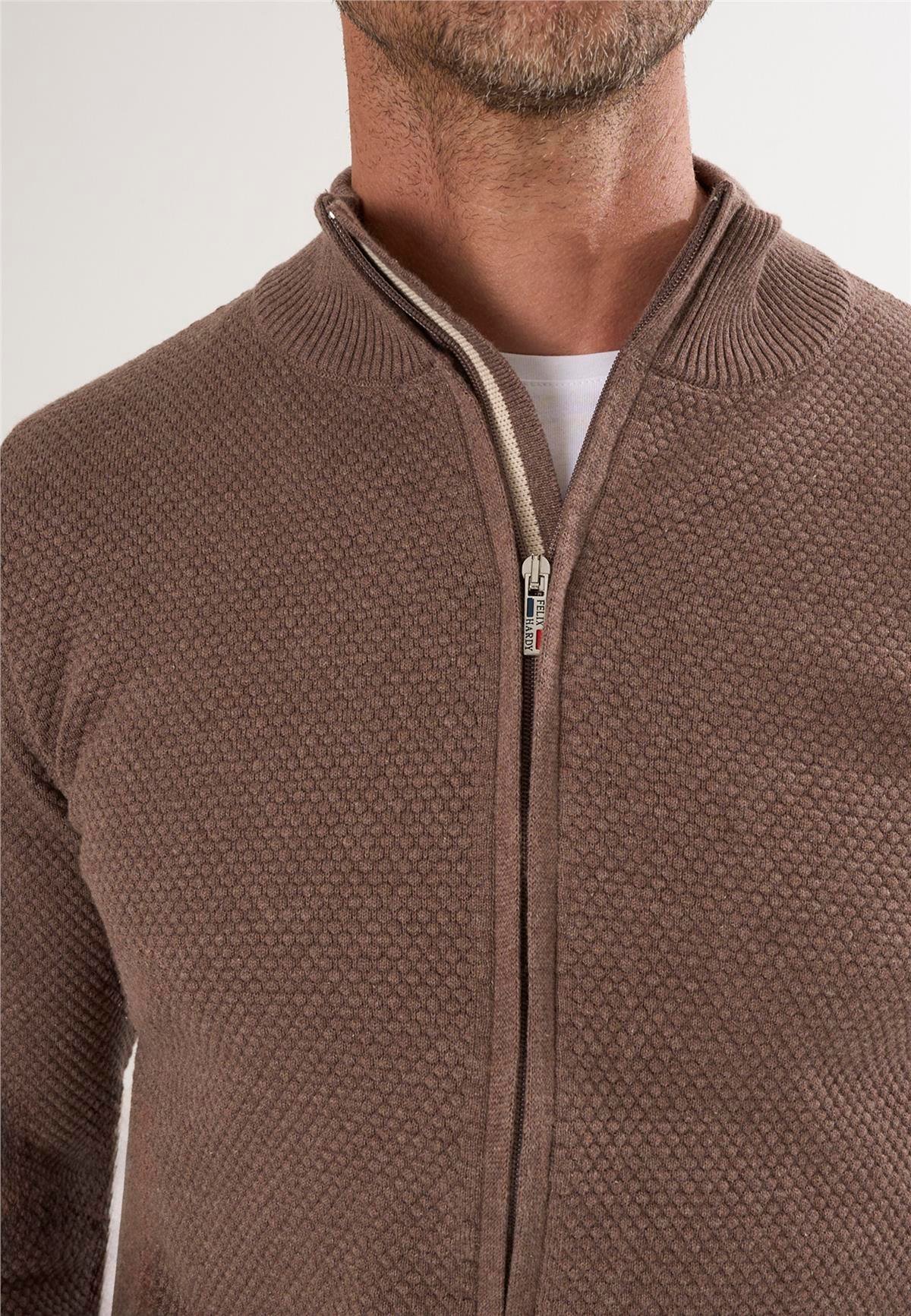 Erkek Tam Fermuarlı HırkaFelix HardyFHMCRD822-4