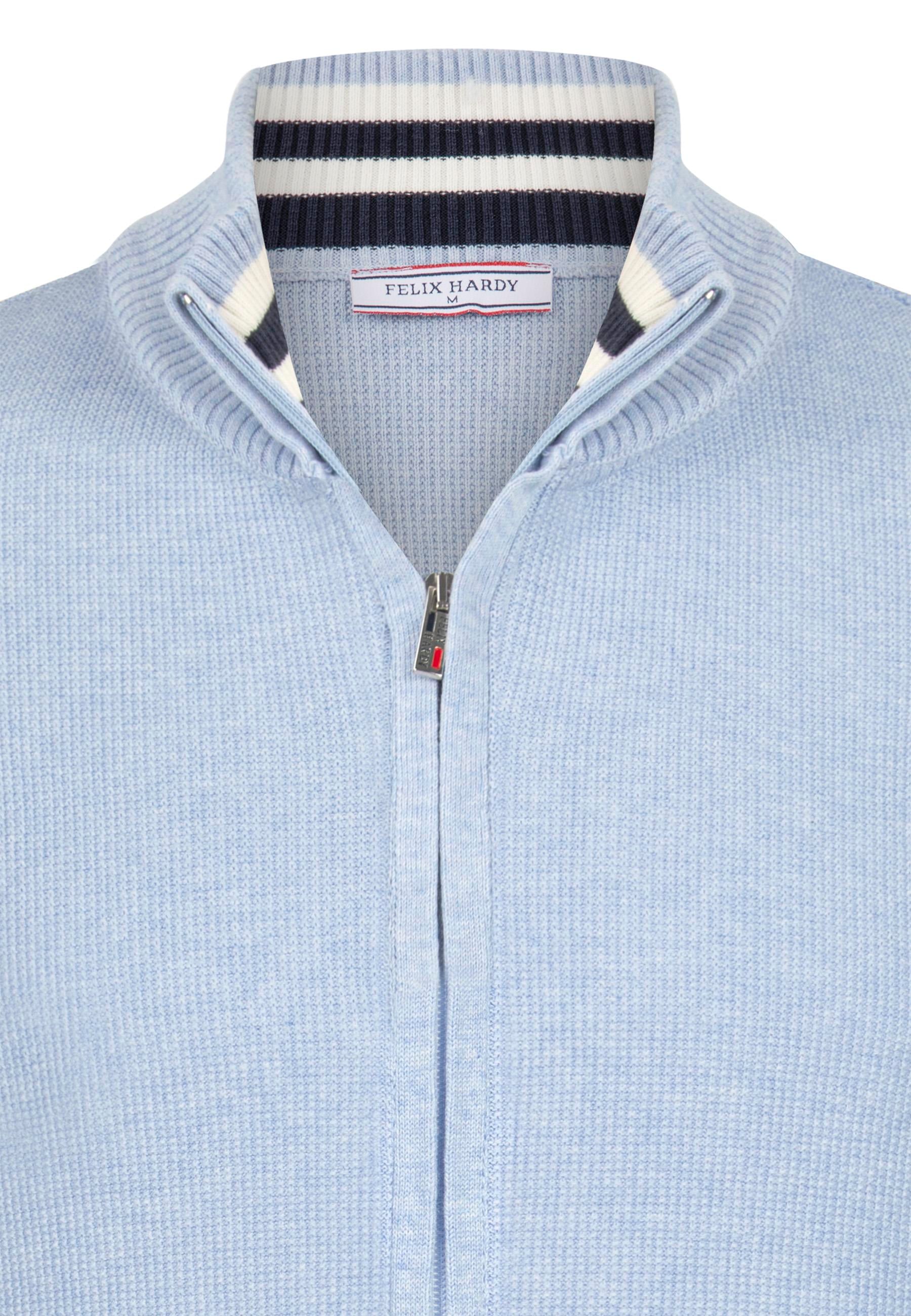Erkek Tam Fermuarlı Hırka - MaviFelix HardyFHMCRD813-4
