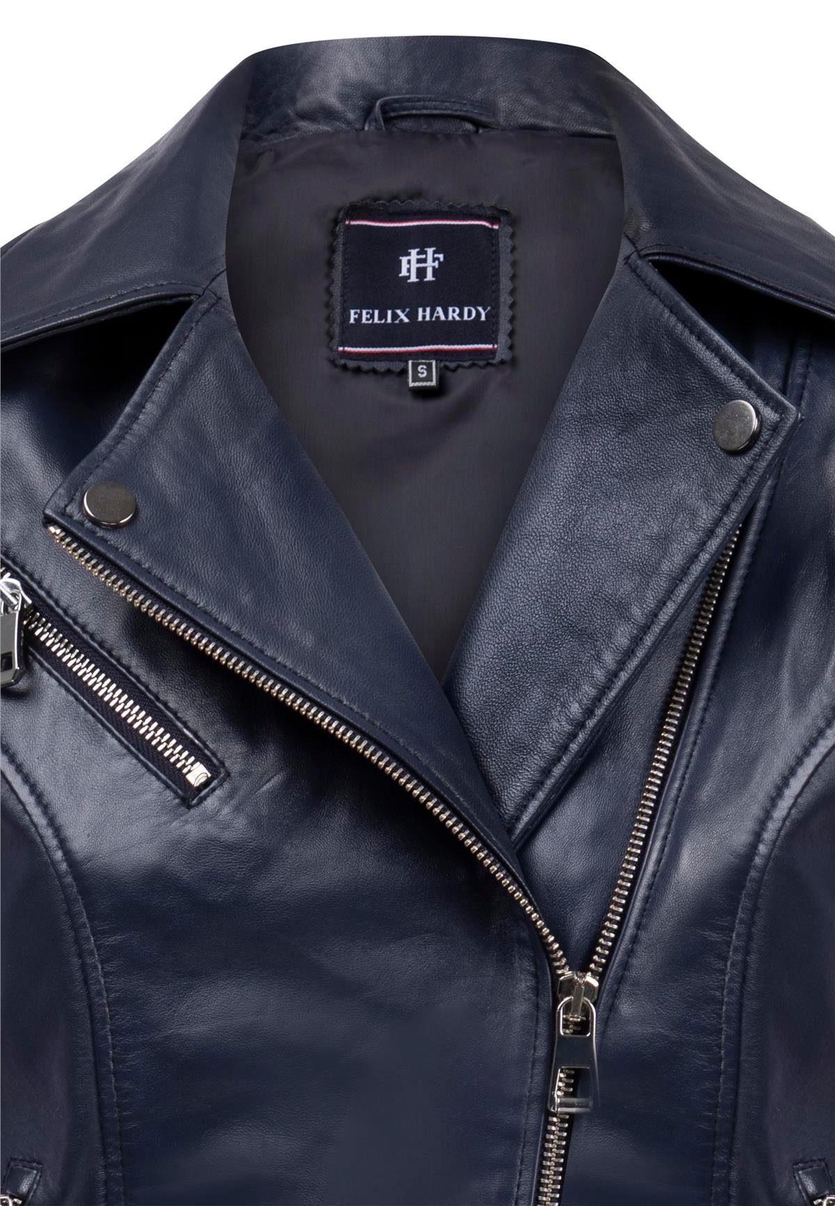 Kadın Slim Fit Çapraz Fermuarlı Deri CeketFelix HardyFHWLJT2017-2