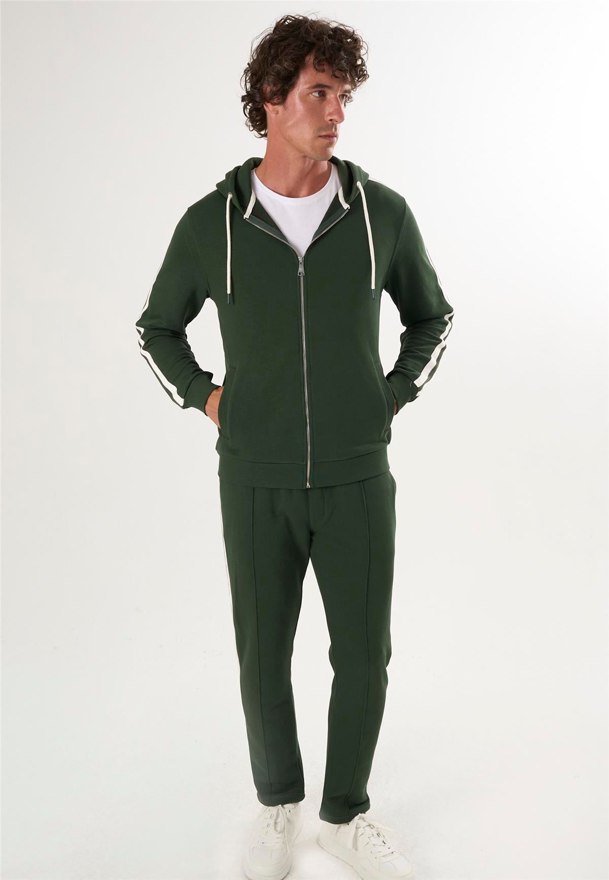 Tam Fermuarlı Kapüşonlu SweatshirtFelix HardyFHMPLV844-3
