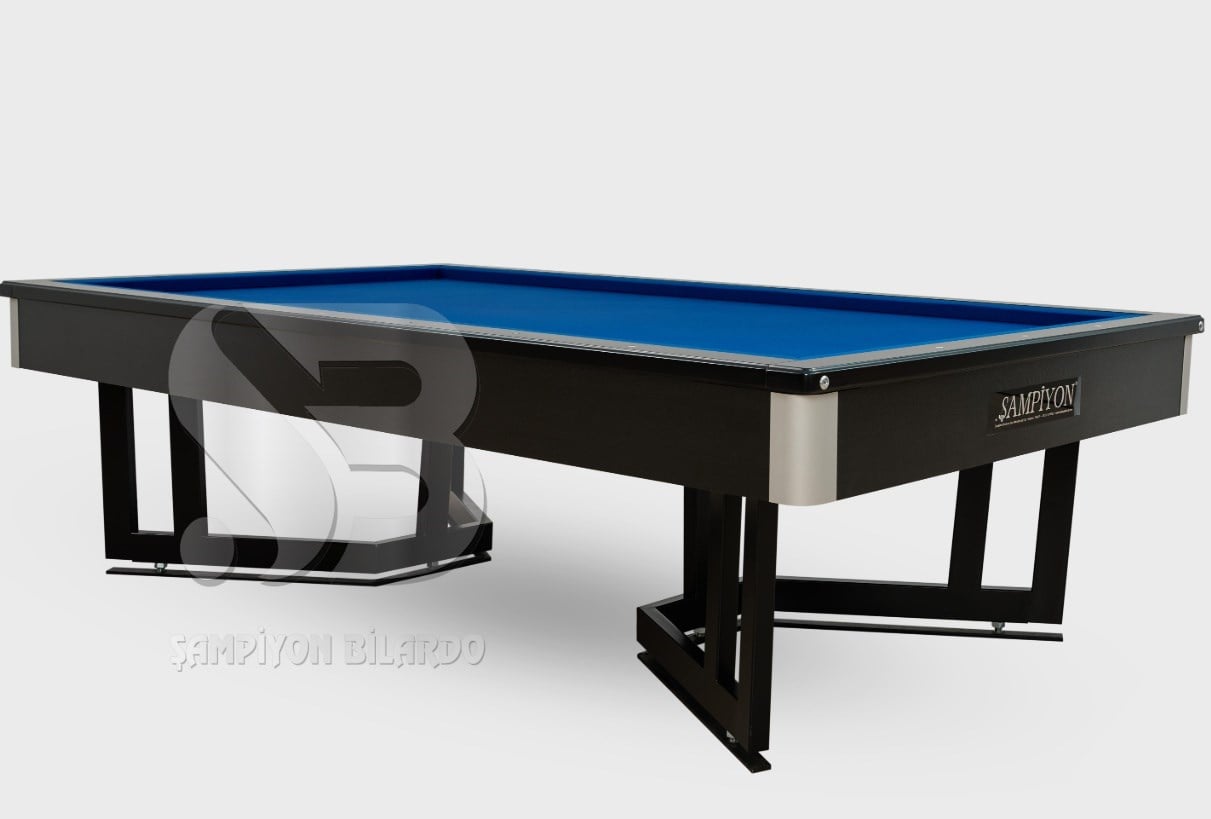 AKSİYON MODEL METAL PROFİL AYAKLI ÜÇTOP (CAROM) MAÇ BİLARDO MASASI (10 FT)