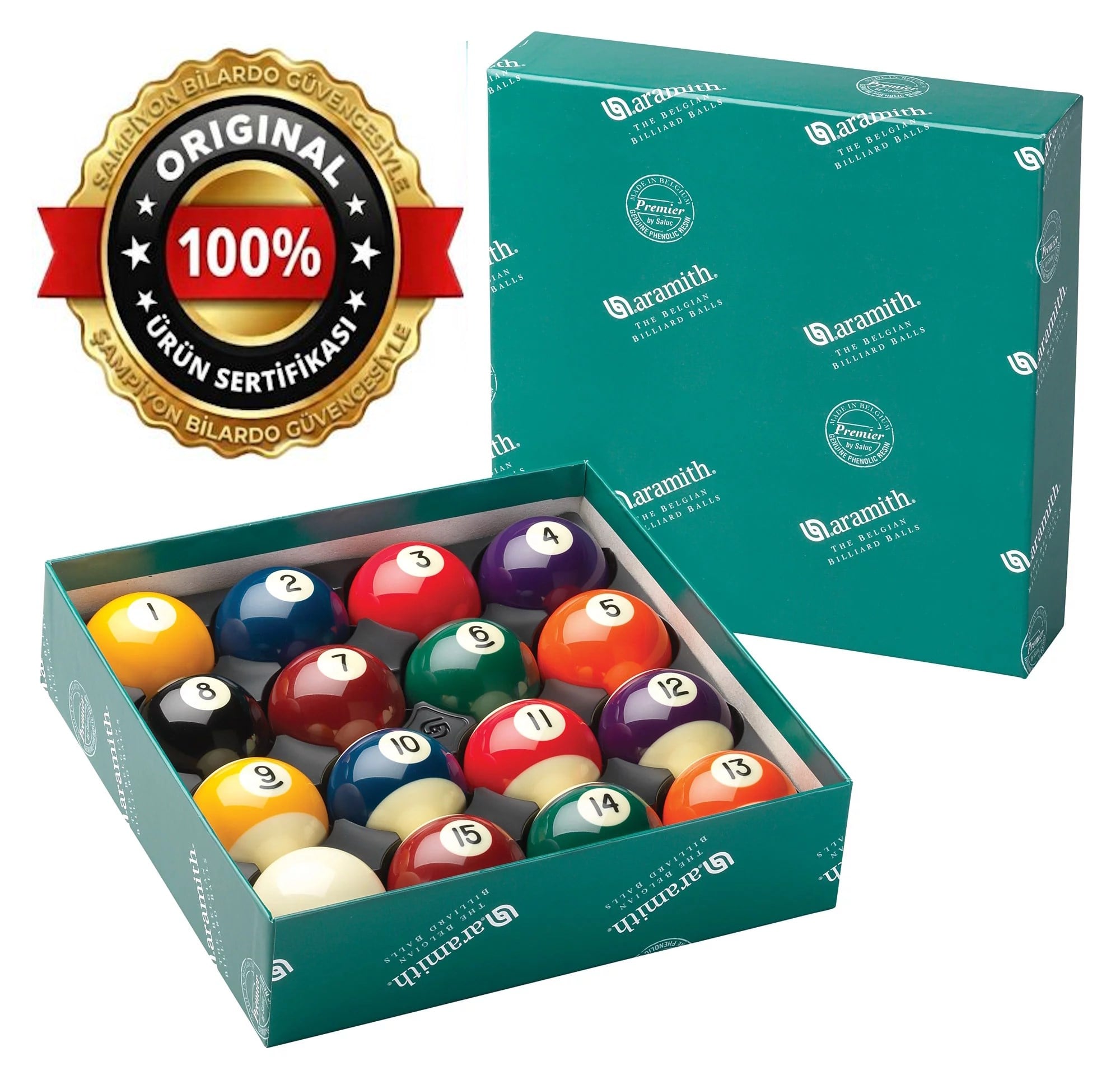 Aramith Amerikan Premier Pool Top Seti