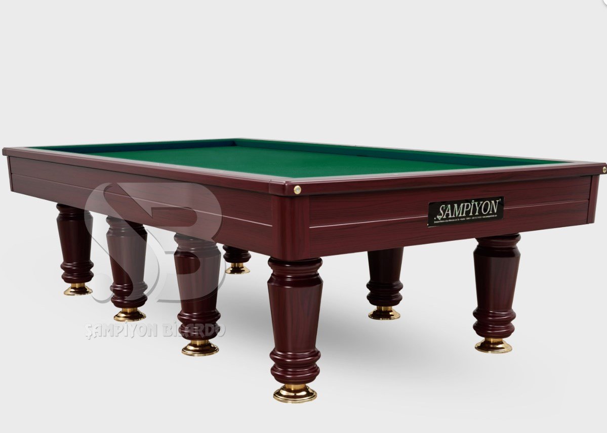ASYA MODEL 8 AYAKLI ÜÇTOP (CAROM) MAÇ BİLARDO MASASI (10 FT)