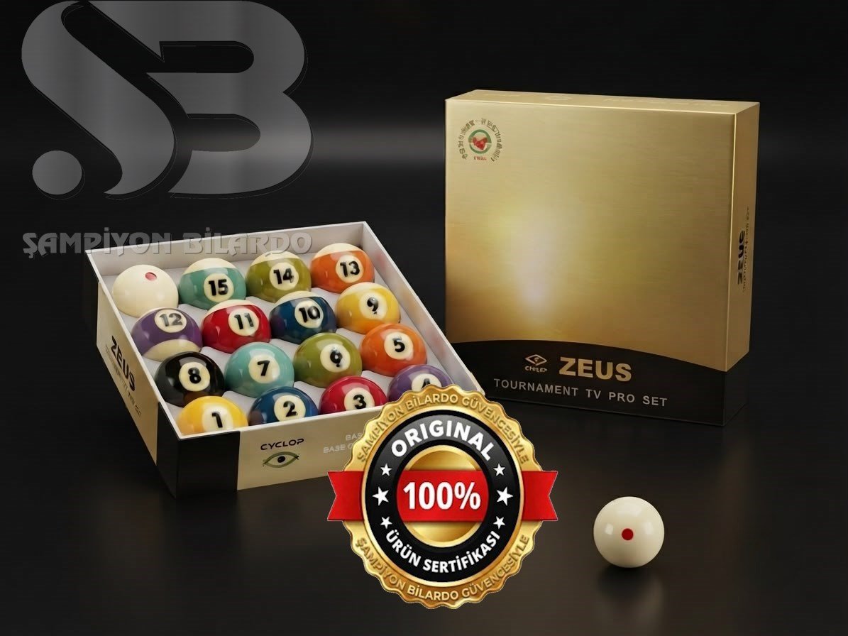 CYCLOP ZEUS ULTRA PROFESYONEL AMERİKAN BİLARDO TOP SETİ