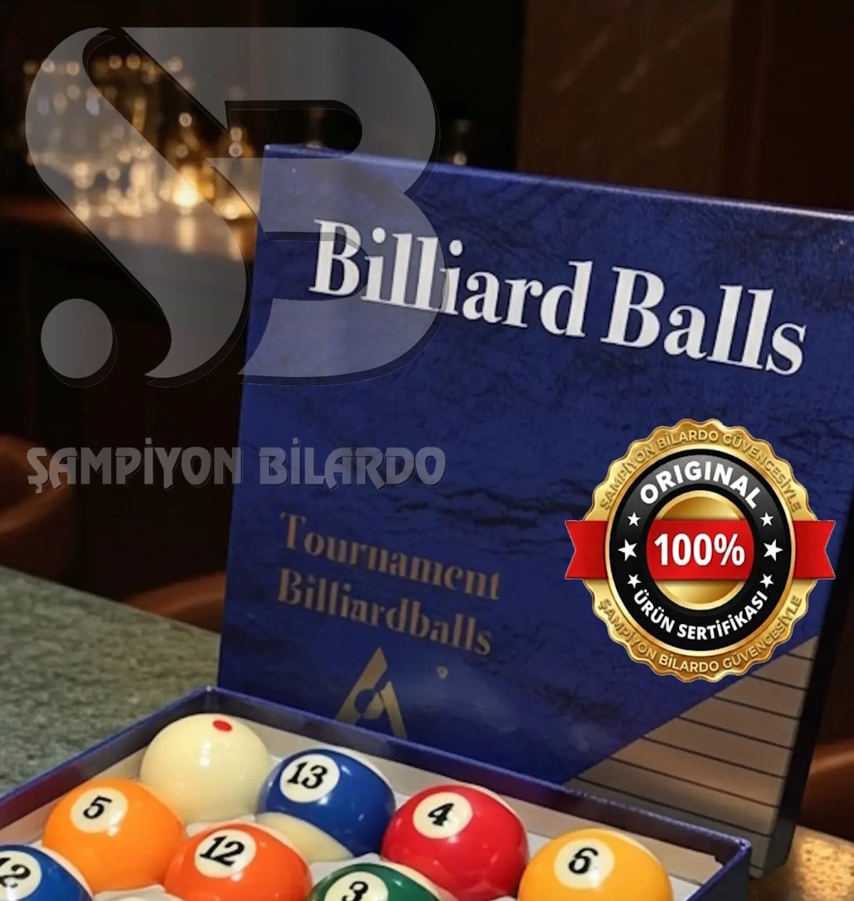 DONG ZU FEI MA TOURNAMENT AMERİKAN POOL TOP SETİ 57,2 MM İTHAL