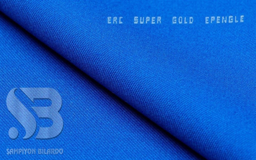 ERC SUPER GOLD EPENGLE 9 FEET BİLARDO ÇUHASI (TAM SET) MAVİ
