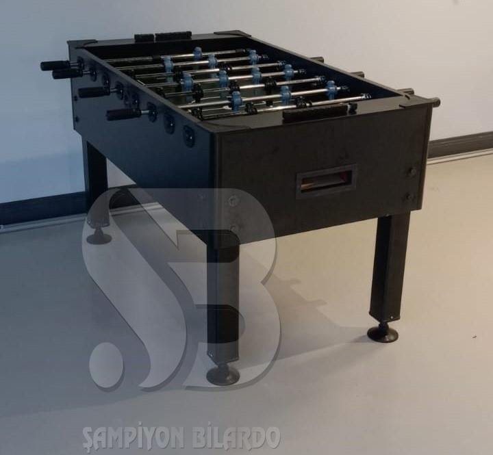 FREE (HOBY) BLACK MODEL ALÜMİNYUM AYAKLI ÜSTÜ CAMSIZ 18 MM KOLLU LANGIRT (MASA FUTBOLU) 
