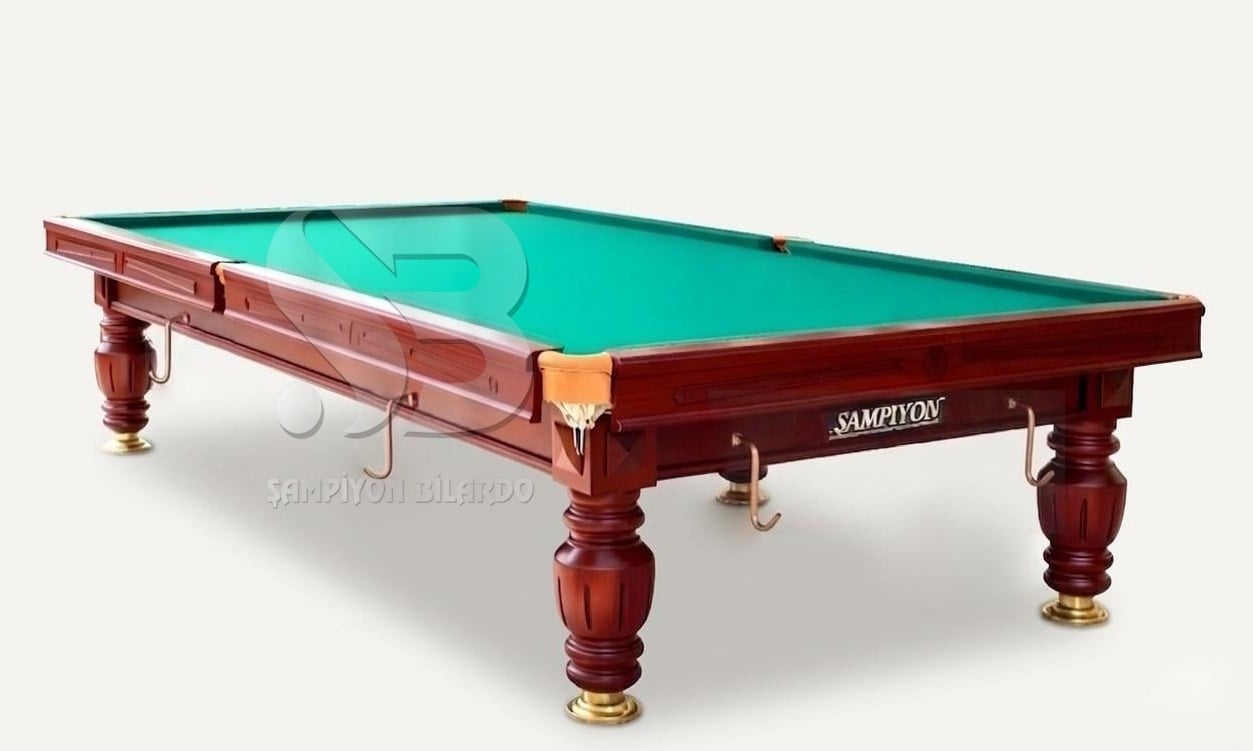 KLASİK MODEL 4 AYAKLI SNOOKER (İNGİLİZ BİLARDOSU) BİLARDO MASASI (9 FT)