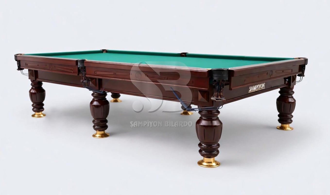KLASİK MODEL 6 AYAKLI RUS (PYRAMİD) BİLARDO MASASI (12 FT)