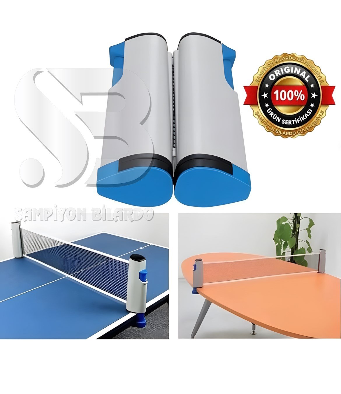 MASA TENİSİ OYUN SETİ (2 RAKET + FİLE + 3TOP)