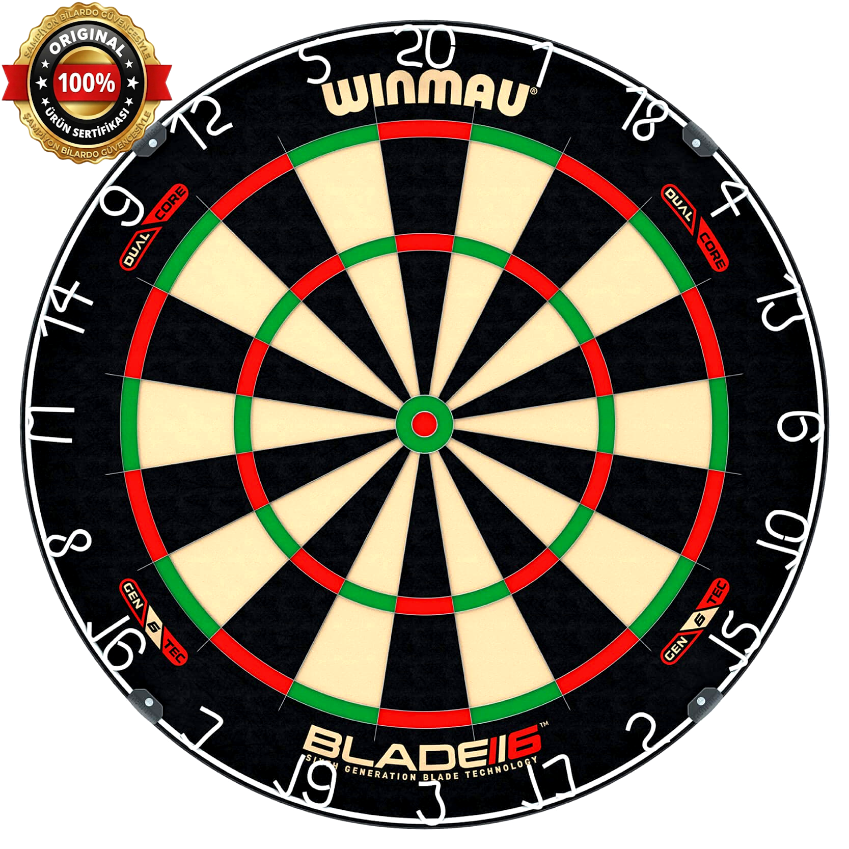 Winmau Blade 6 Dual Core Sisal Dart Board  