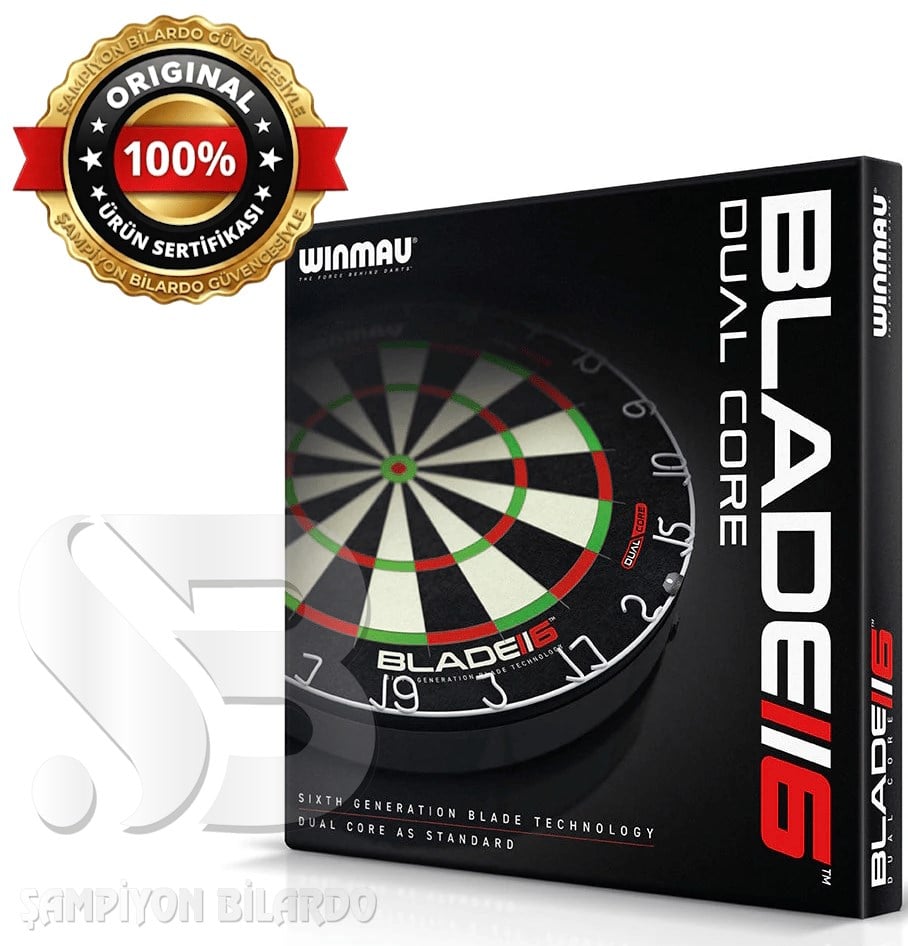 WINMAU DART TAHTASI BLADE 6 DUAL CORE SİSAL DART BOARD 
