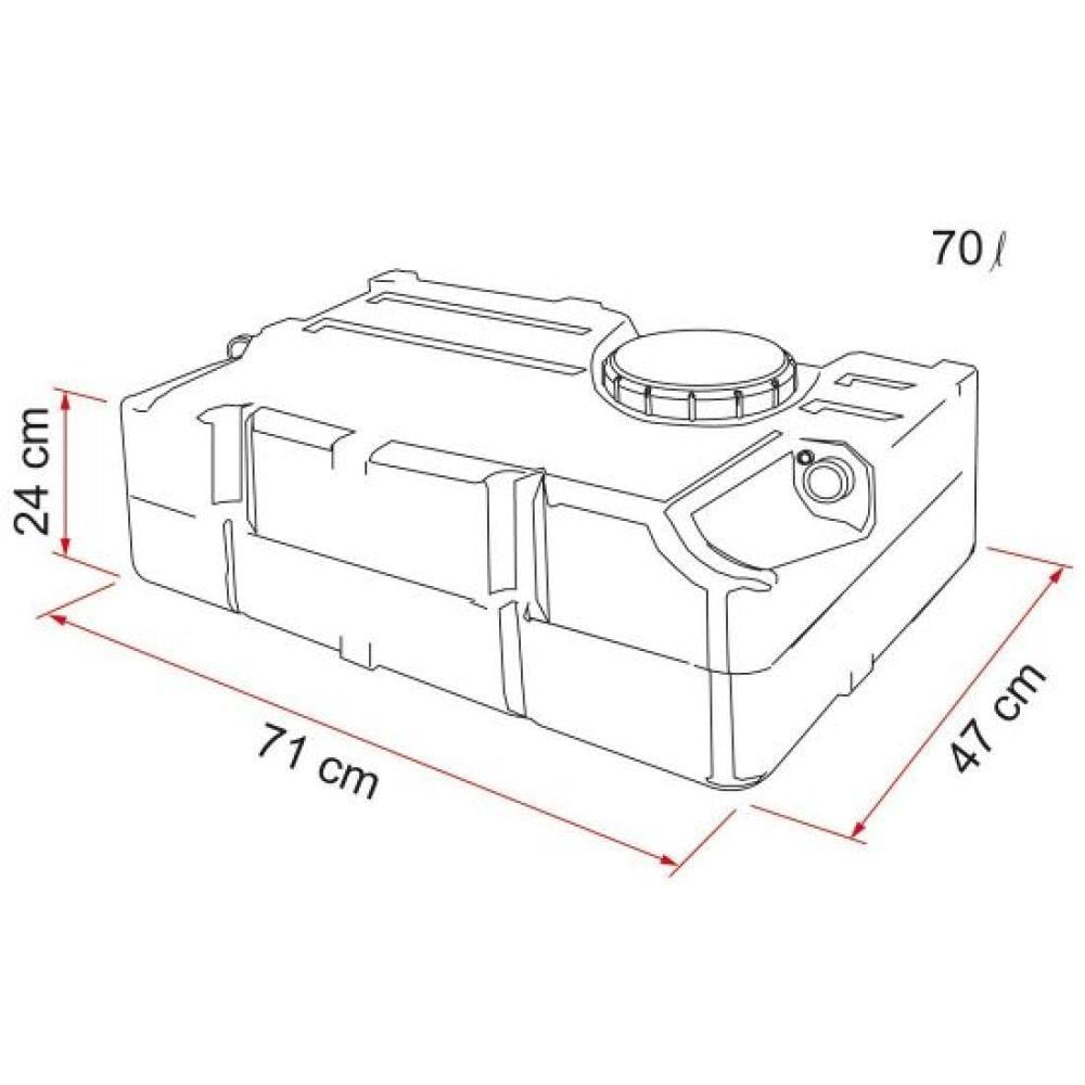 Fiamma 70 LT Temiz Su Tankı