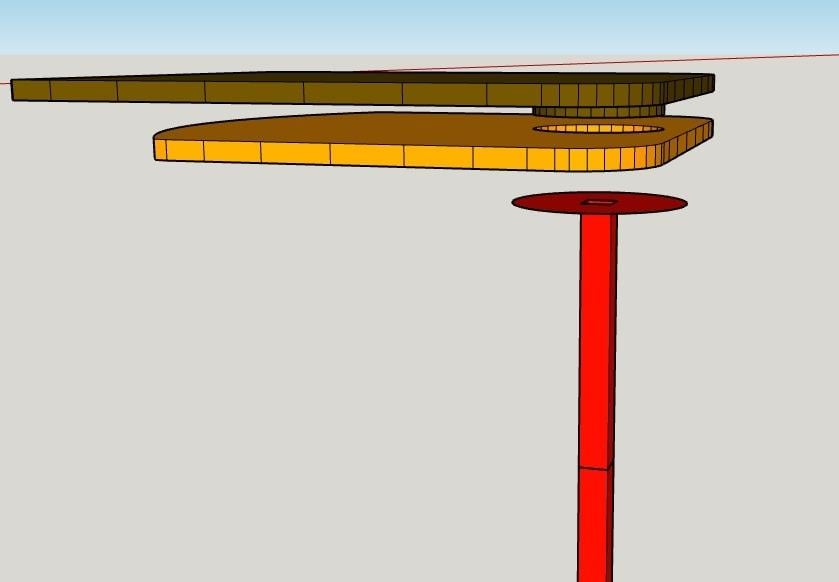 ATY Karavan Yavru Masa Ayağı