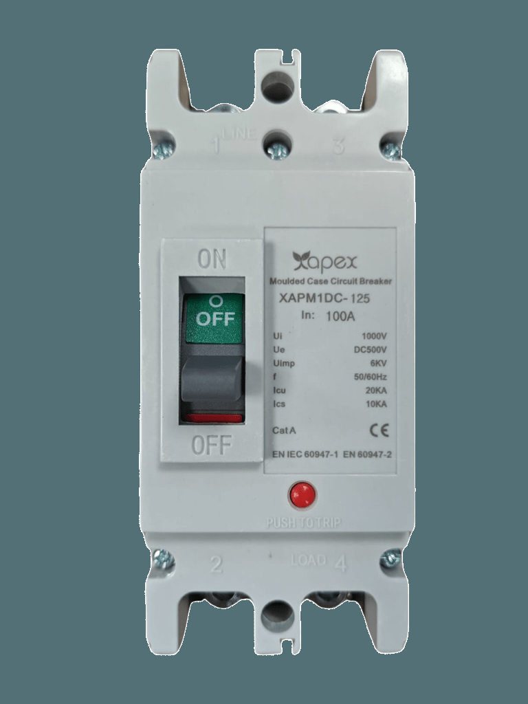 APEX DC Kartuş Sigorta Çift Kanal 2P/100A DC 500V