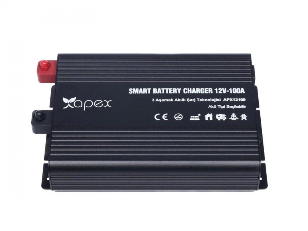 APEX APX12100 12V 100A Smart Akü Şarj Cihazı