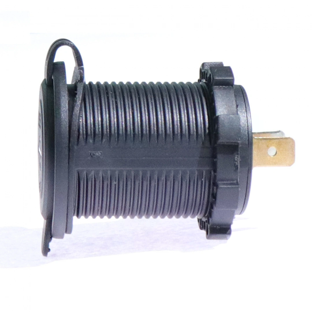 MELLİFERA Type-A İki USB 12v priz paneli monte çift USB güç soketi 4.8A su geçirmez güç çıkışı çift şarj Cihazı (Mavi ışıklı)