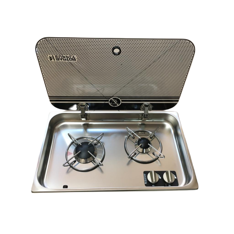 NAVY LOAD İKİ GÖZLÜ CAM KAPAKLI OCAK