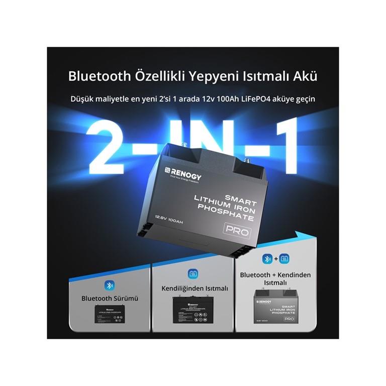 Lityum Akıllı Akü Pro (100 Ah)