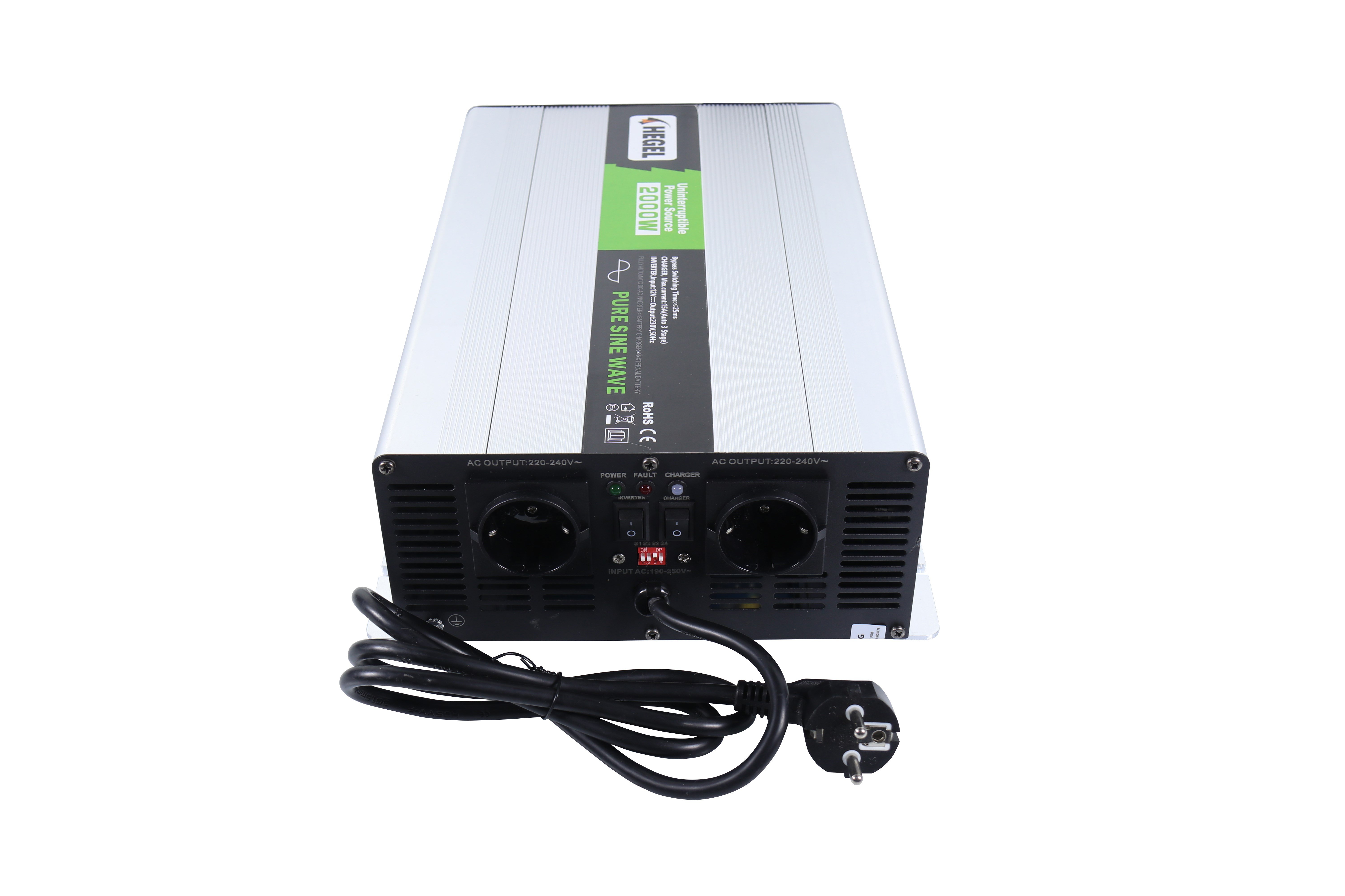 HEGEL TAM SİNÜS İNVERTÖR 2000W 12V - 15A AC ŞARJLI
