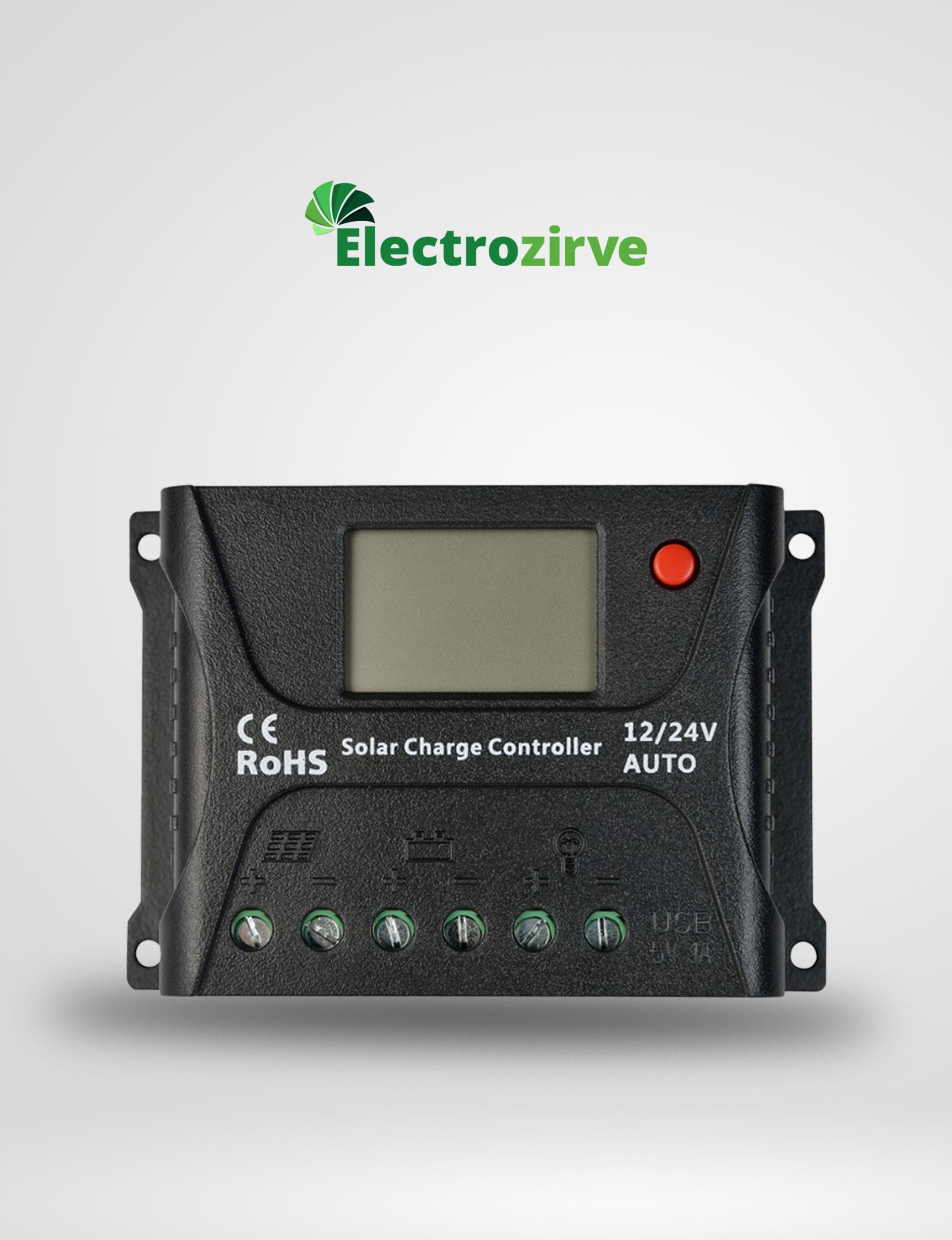 ELECTROZİRVE HP2410 10A Pwm Şarj Kontrol