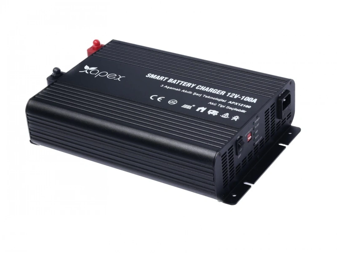 APEX APX12100 12V 100A Smart Akü Şarj Cihazı