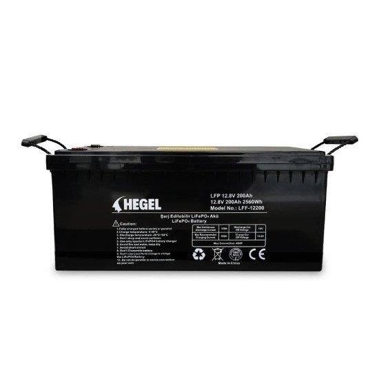 HEGEL LİFEPO4 LİTYUM AKÜ 12.8V 200AH