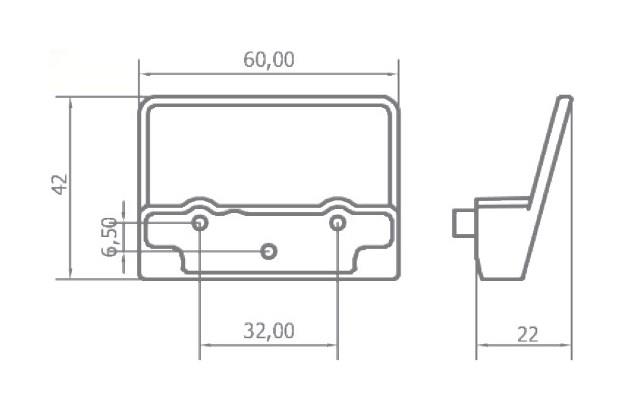 Çekmeli Metal Kol - V2193