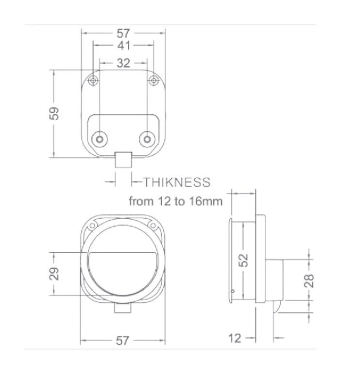 Çekmeli Metal Kol - V2281