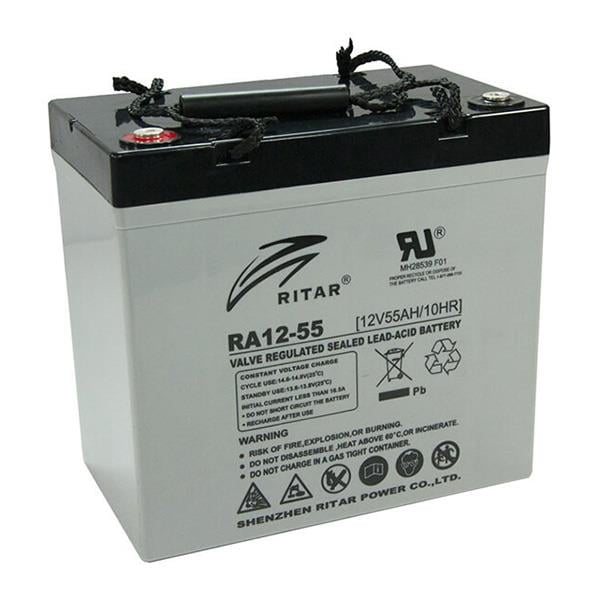 Ritar 12V 55Ah Bakımsız Kuru Akü
