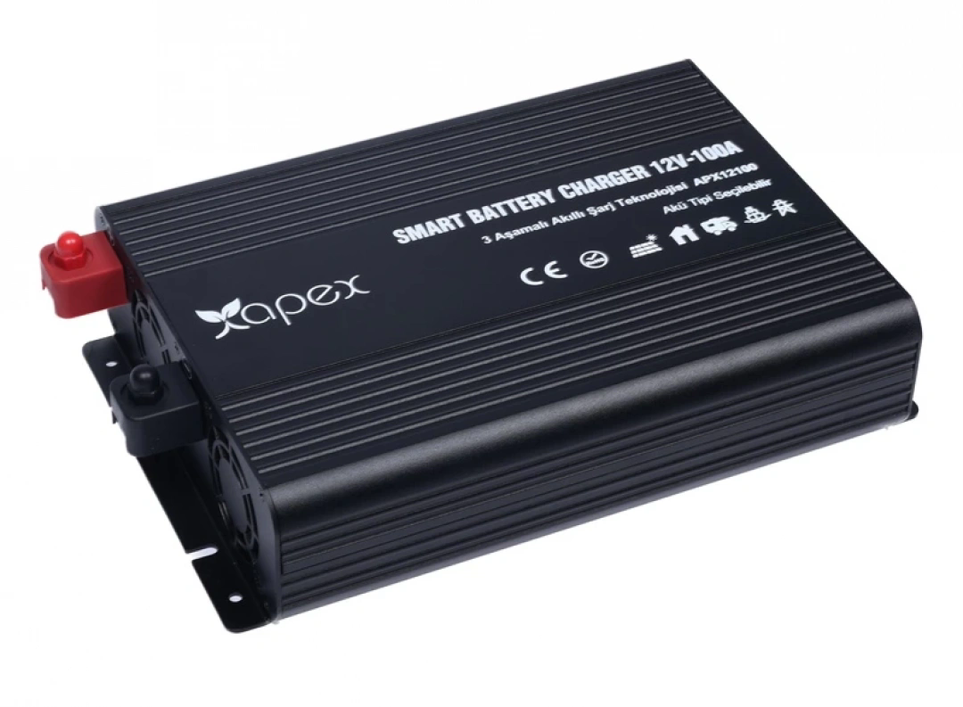 APEX APX12100 12V 100A Smart Akü Şarj Cihazı