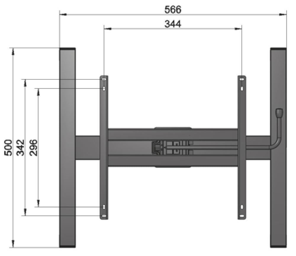 ILSE TECHNIK 5758A06 Yükseklik Ayarlı Teleskobik Masa Ayağı