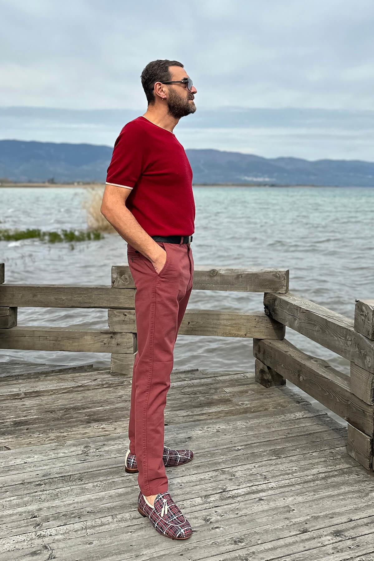 Pantolon Bordo