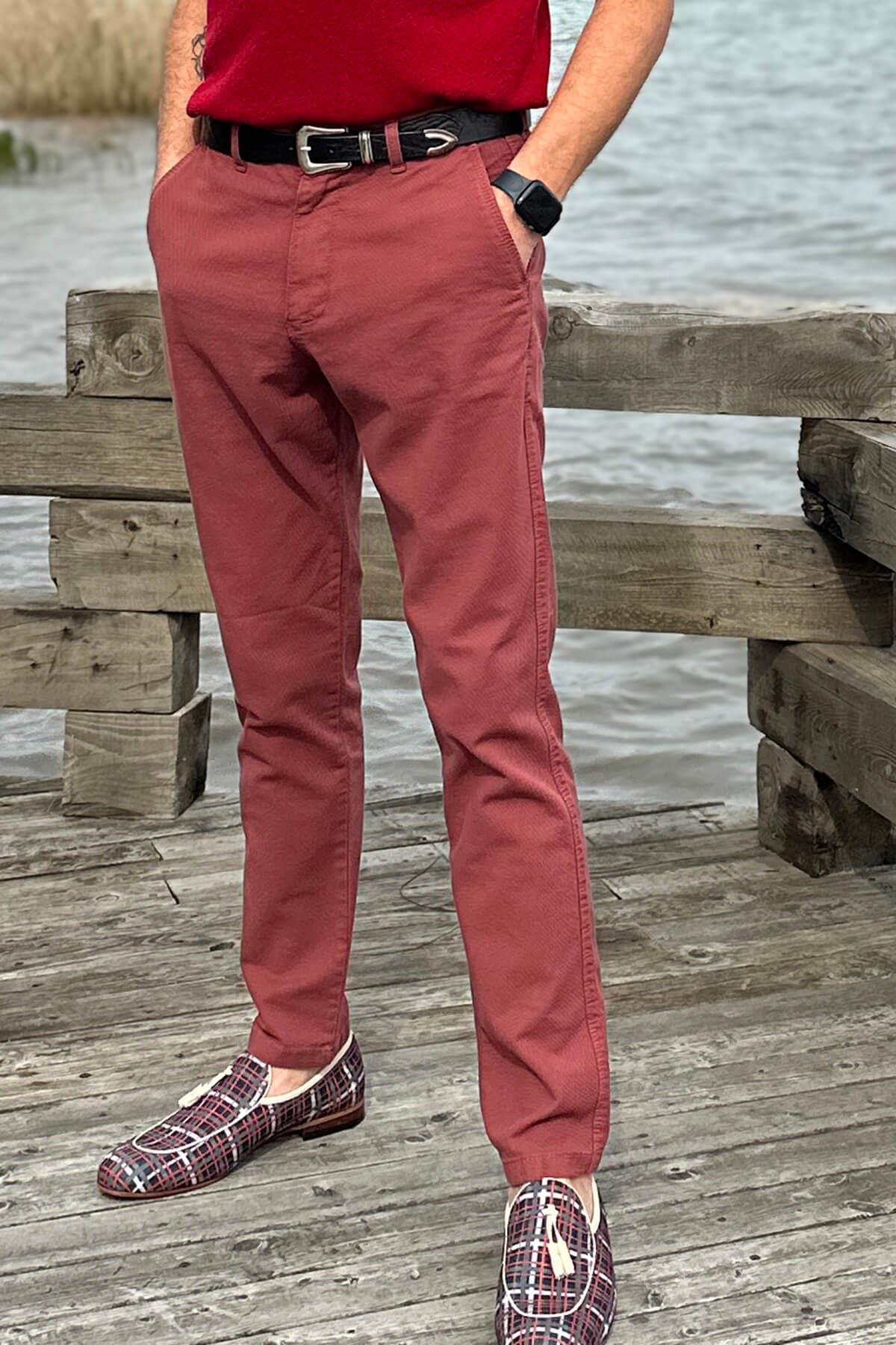 Pantolon Bordo