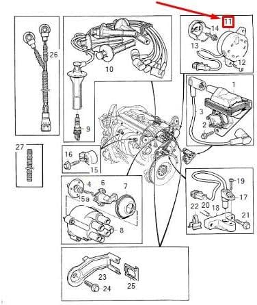 9146108-BOSCHVOLVO KAM MİLİ RESETLEME VALFİ (850-S70-960) (95-98) 9146108 ORJİNALBOSCH
