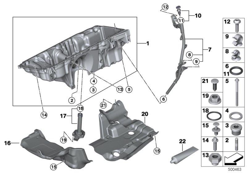 KARTER YAĞ SEVİYE MÜŞÜRÜ E90/E92/E60/E10/E70/E83/F25