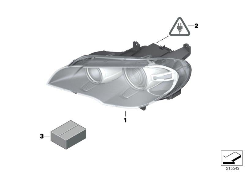 KOMPLE FAR SOL ADP.XENON E70LCI