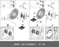 ÖN BALATA ( SET) ( 6 769 951 ) E90